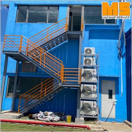 Lắp đặt thang và điều hòa công ty Fushan
