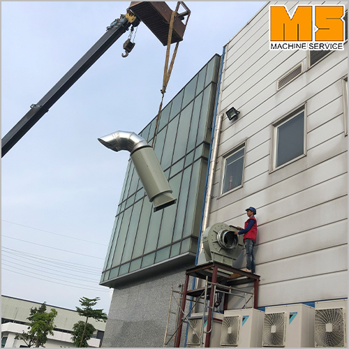 Lắp ống gió tiêu âm công ty Novatech